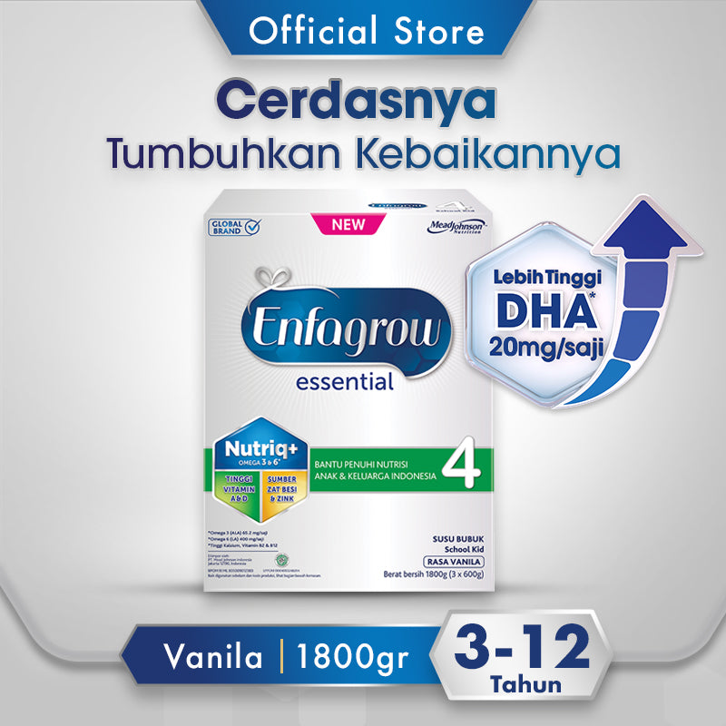 Enfagrow Essential 4 Susu Vanila Box - 1.8Kg