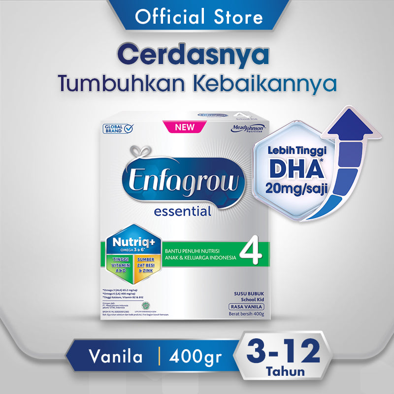 Enfagrow Essential 4 Susu Vanila Box - 400g