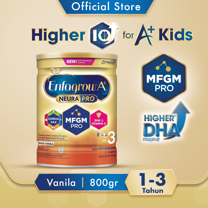 Enfagrow A+ Susu Vanila Smart Flip Pack 800 g