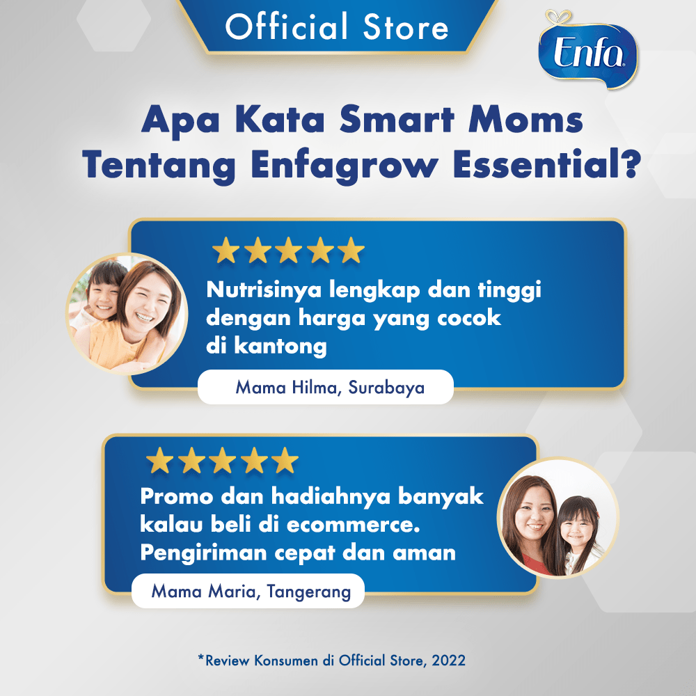 Enfagrow Essential 3 Susu Vanila Box - 800g (4 x 800g)